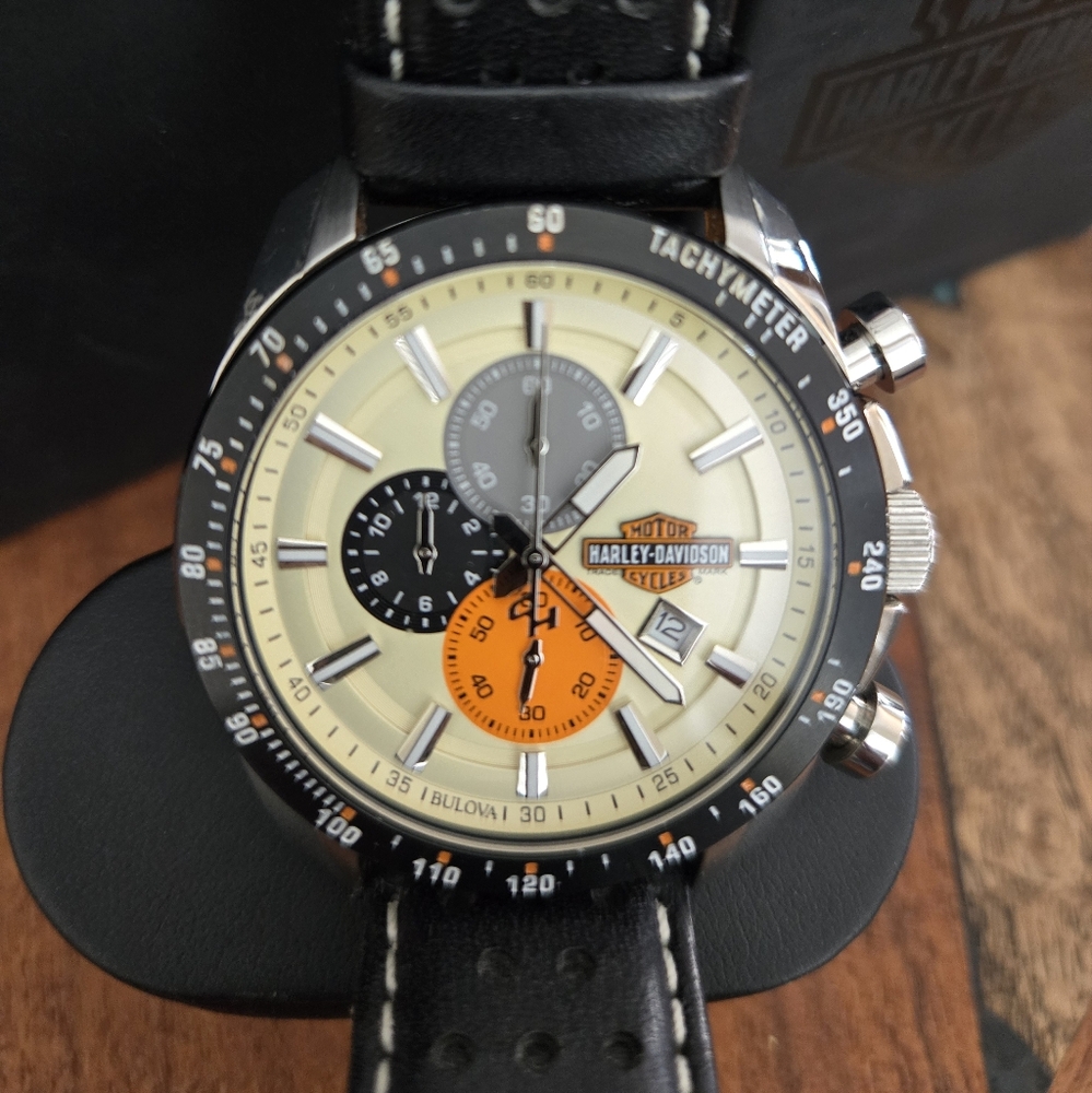 Bulova Harley Davidson Men's Wrist Watch